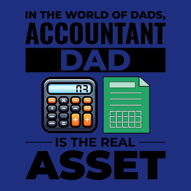 Comptable Papa Comptabilité Finance Financier Drôle