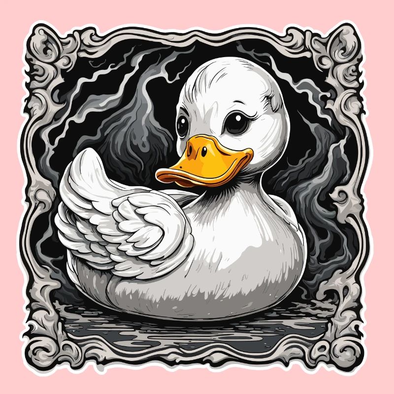 Canard en caoutchouc / canard en caoutchouc / eau / baignoire