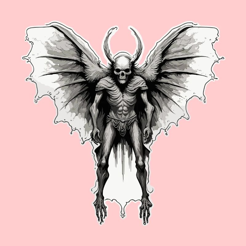 Mothman / Moth / Insect / Mythical Creature / Flutter