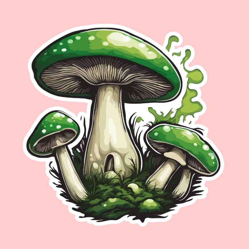 Champignon / Champignon / Prairie / Forêt / Goa / Psy