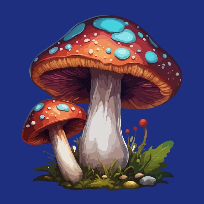 Mushroom / Mushroom / Meadow / Forest / Goa / Psy