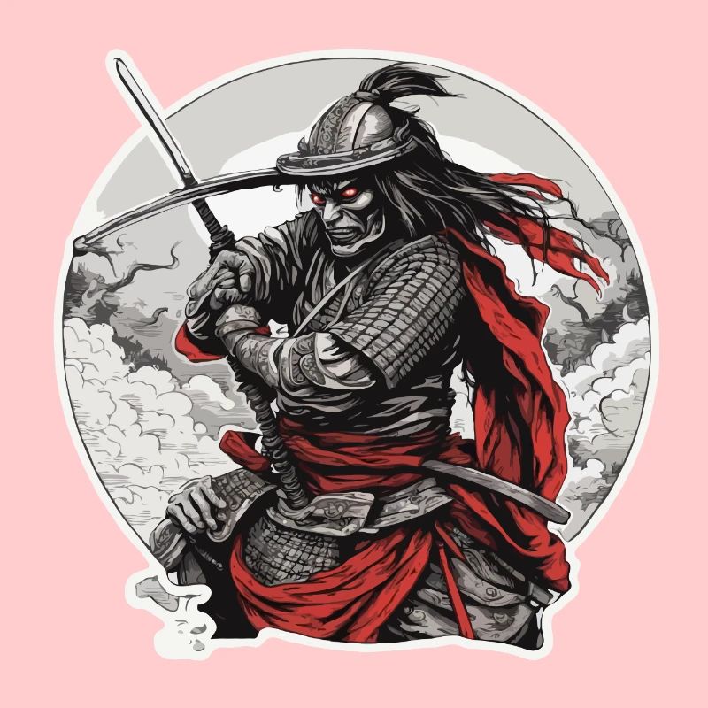 Samurai / Japanisch / Harakiri / Katana / Mann