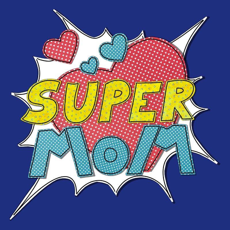 Muttertag supermom Super Mom beste Mutter Comic