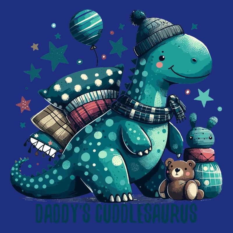 Daddy's Cuddlesaurus Cuddle Dinosaur Gift