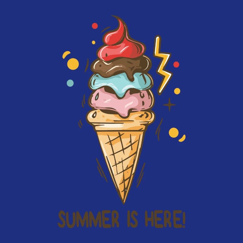 Eis Summer is here Eiscreme Eisdiele Sommerzeit
