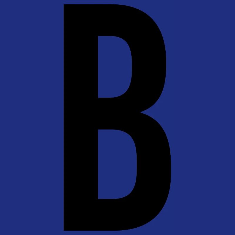 B Buchstabe Tshirt Geschenk Basti Baba Nameshirt