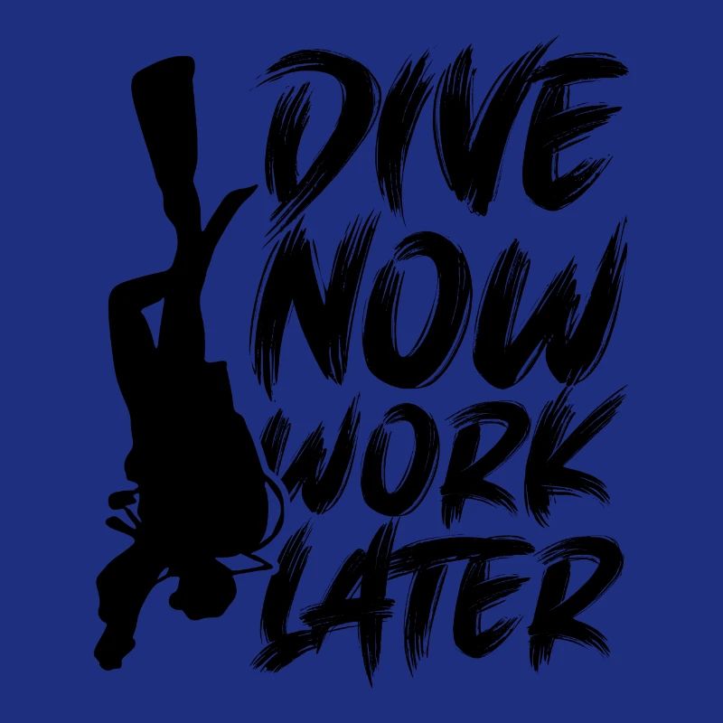 Dive now Tauchen Spruch
