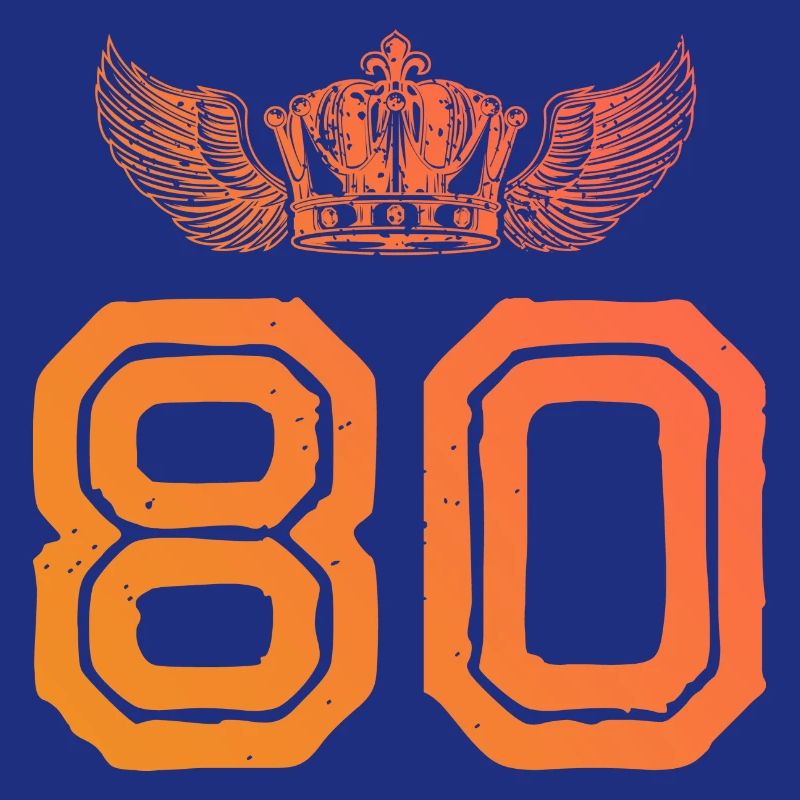 80 Number crown