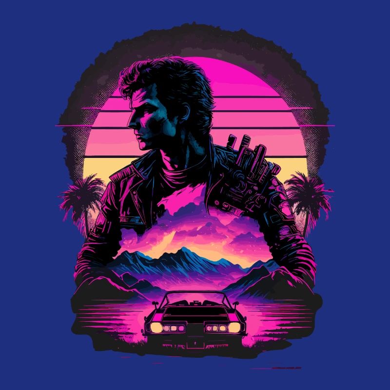 Synthwave-Kunst