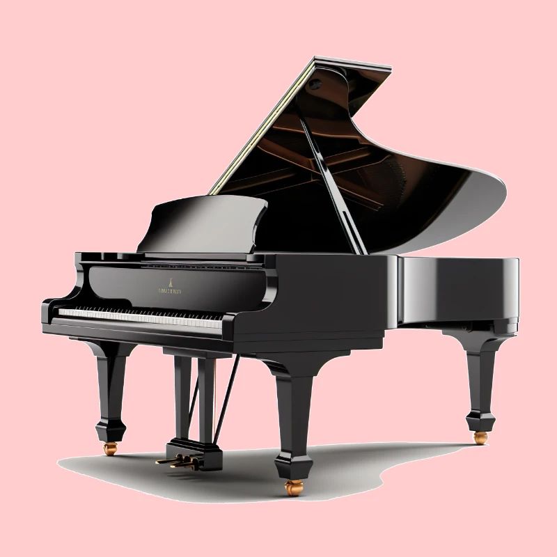 Le piano à queue a une large gamme de sonorités
