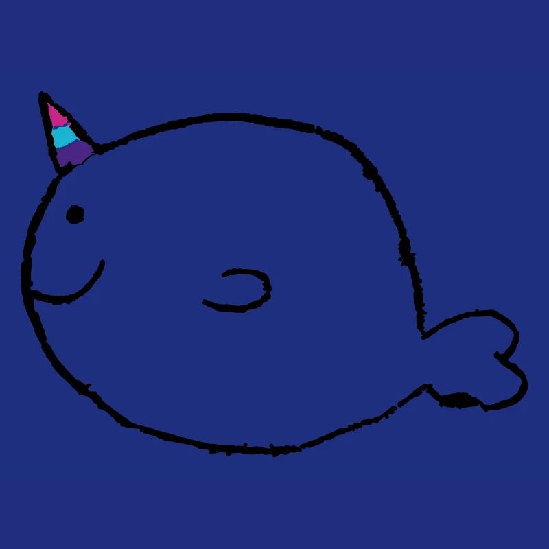 Narwal Rainbow Einhorn