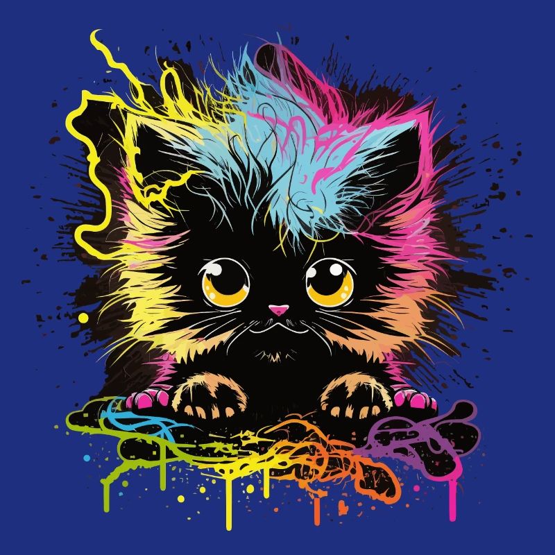 Bunte Katze