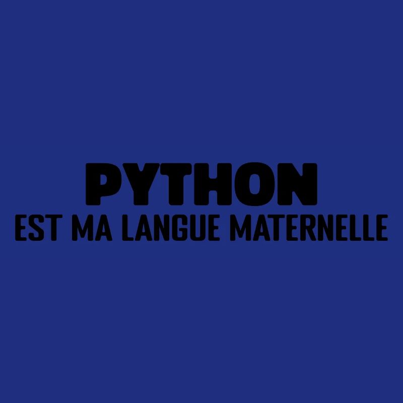 Python Est Ma Langue Maternelle