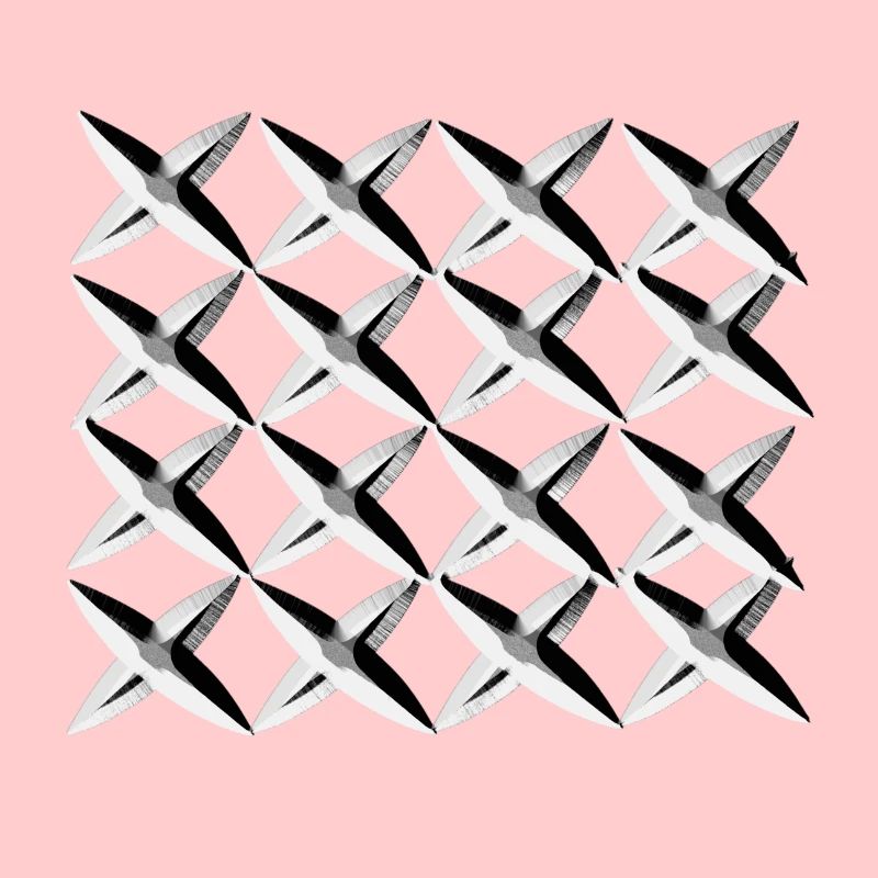 grey net cross pattern