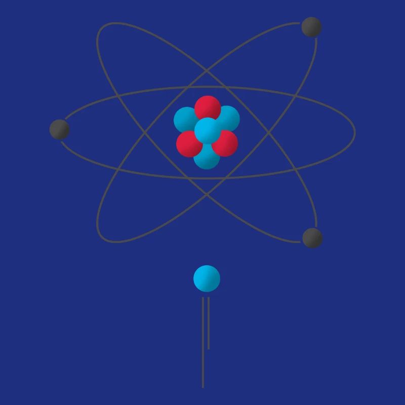 Atom proton neutron electron science elements
