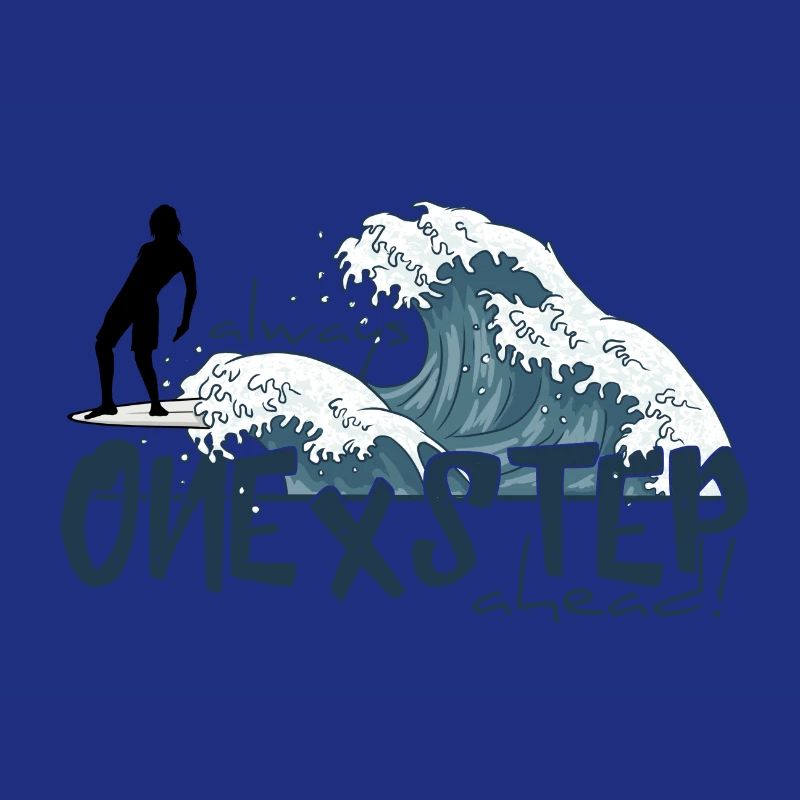 One X Step Ahead! Japan Wave Longboard Surfer