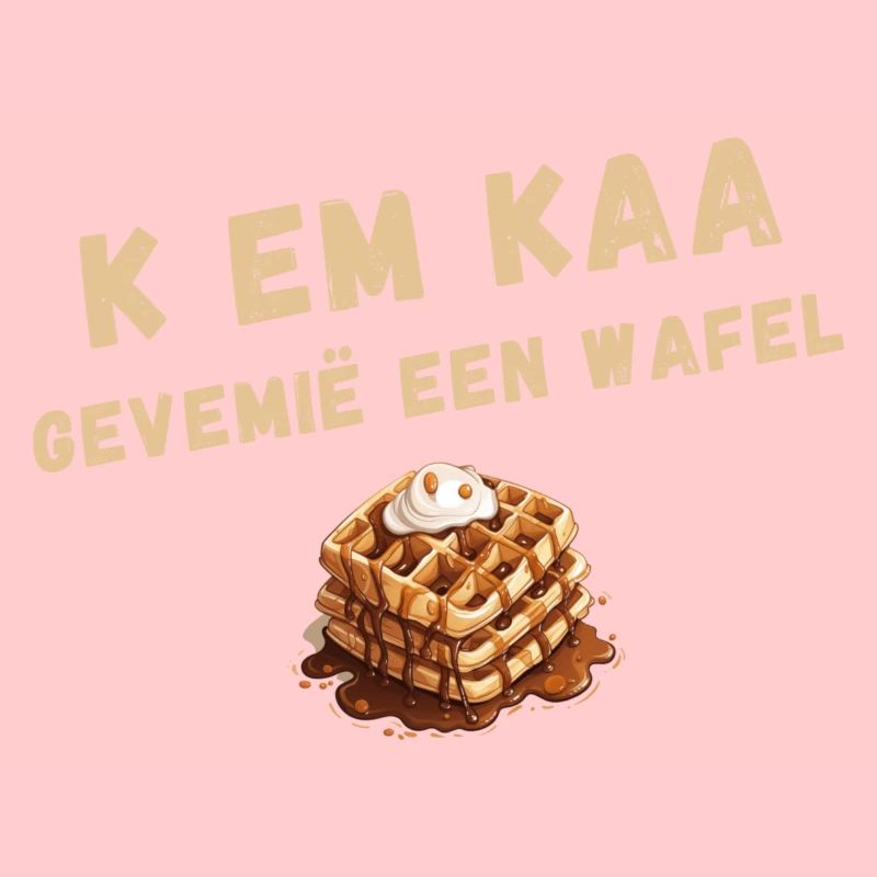 K EM KAA, GEVEMIË A WAFFEL. Antwerpener Dialekthemd