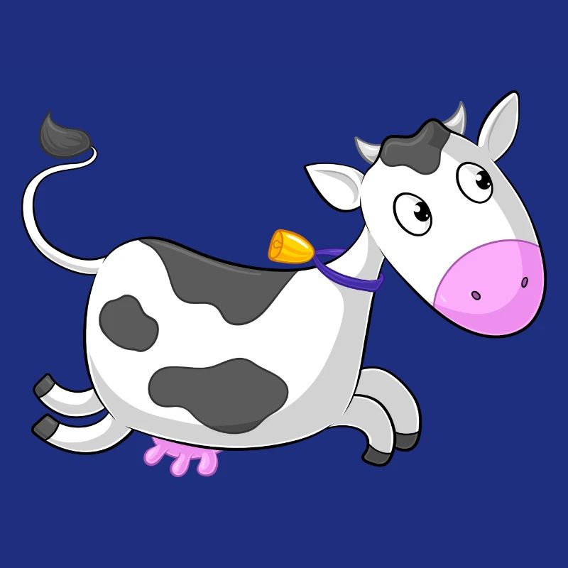 Galloping comique de vache