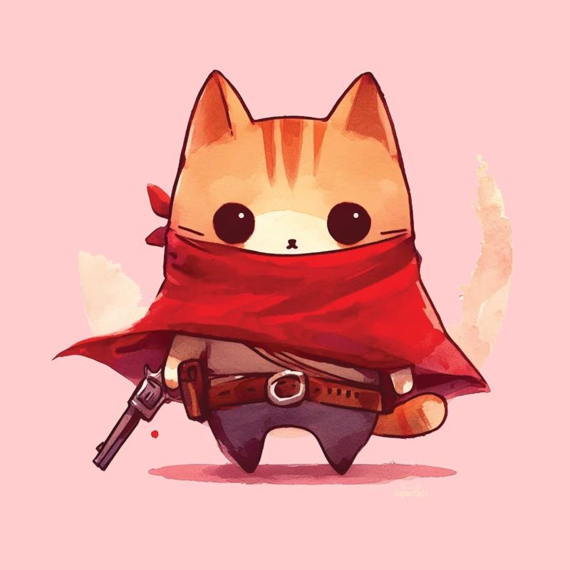 Cat dressed as a cowboy