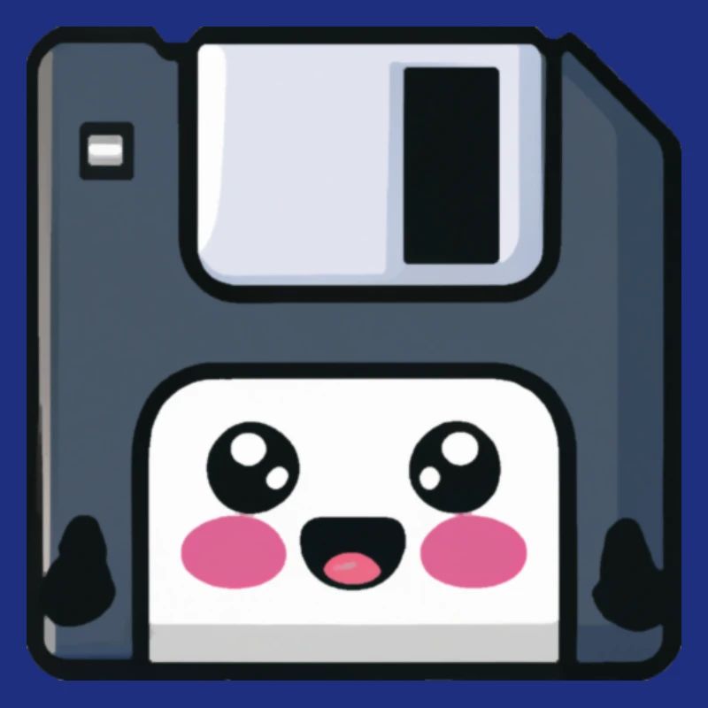 Floppy disk! Nostalgic technology!