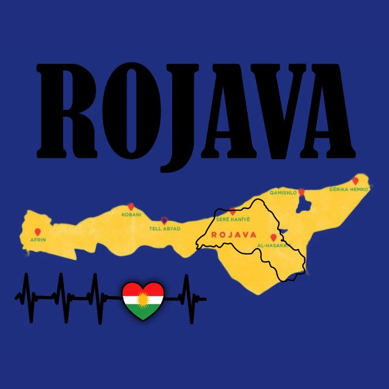 Kurdistan Rojava Kurde Kurdisch Geschenk