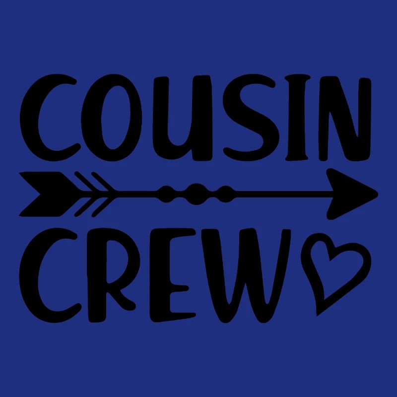Cousin Crew Arrow Heart Best Cousin Squad Gift