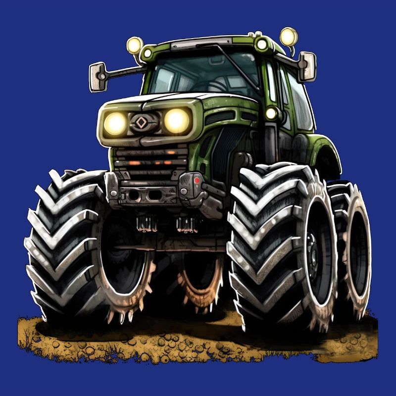 Precise and effective work with large tractors