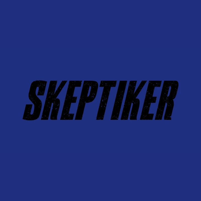 Skeptiker Statement Design Geschenkidee