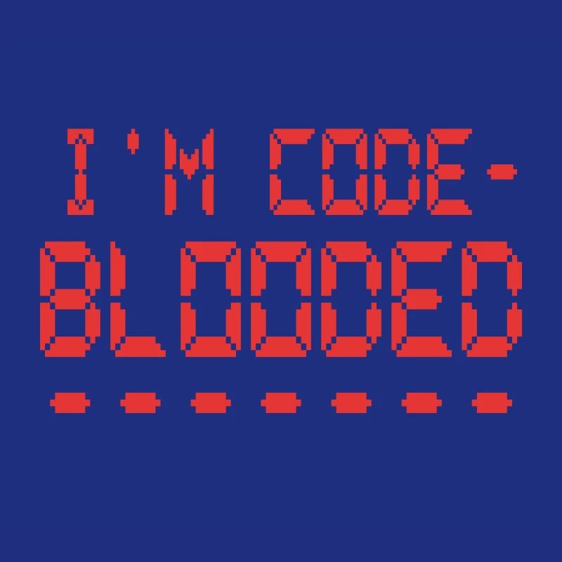 Computerprogrammierung Ich bin Code Blooded Programmierer