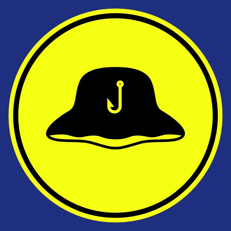 Fishing Hat Icon Silhouette