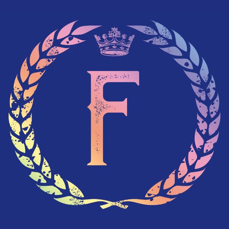 F Buchstabe Kranz