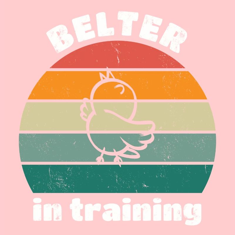Belter in training - retro distressed