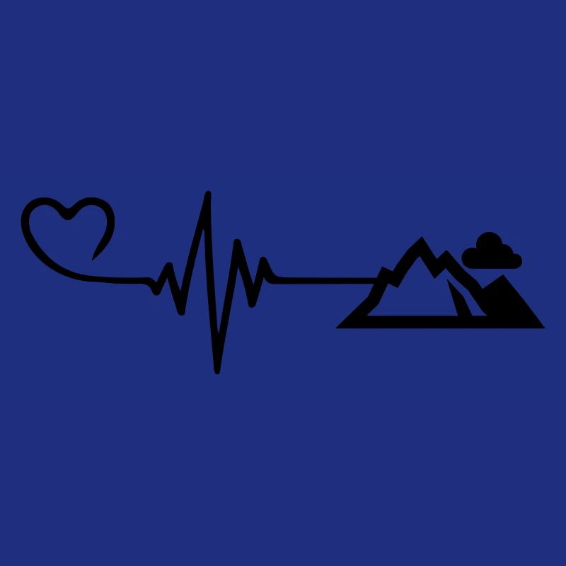 Mountains Pulse Heart