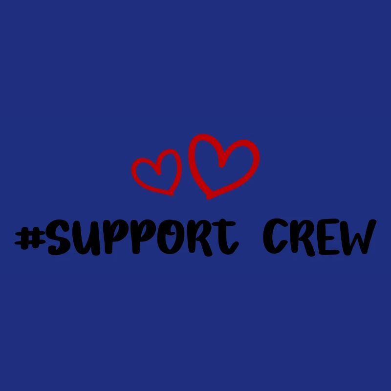 Support Crew Heart Love