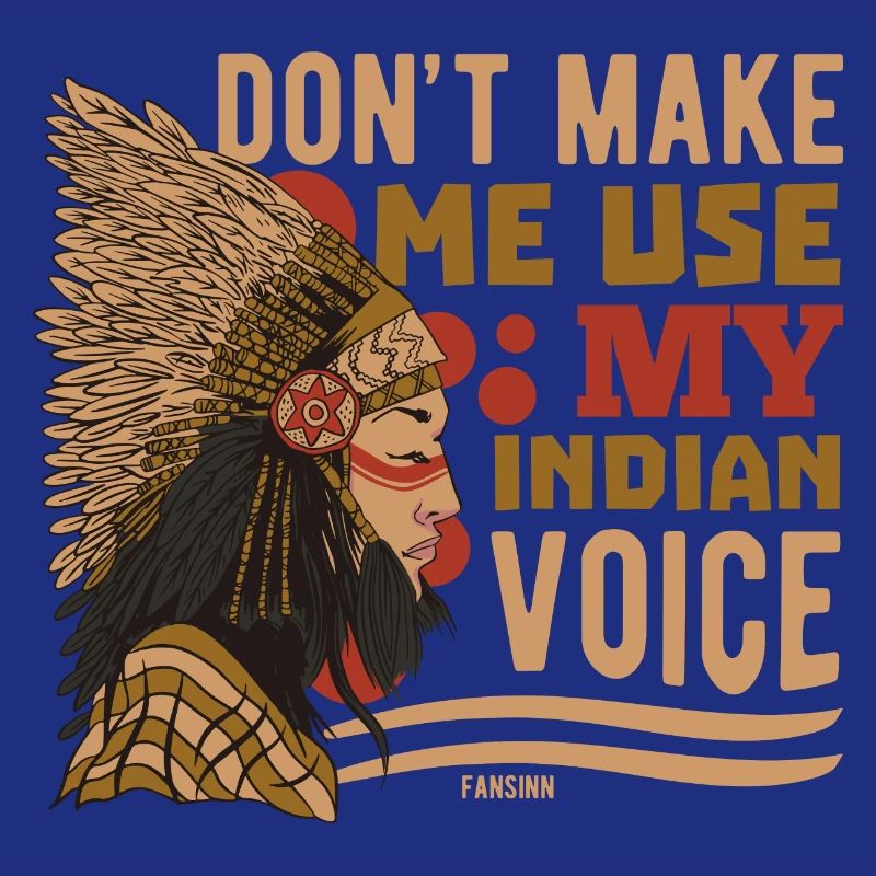 Ne me faites pas utiliser ma voix indienne