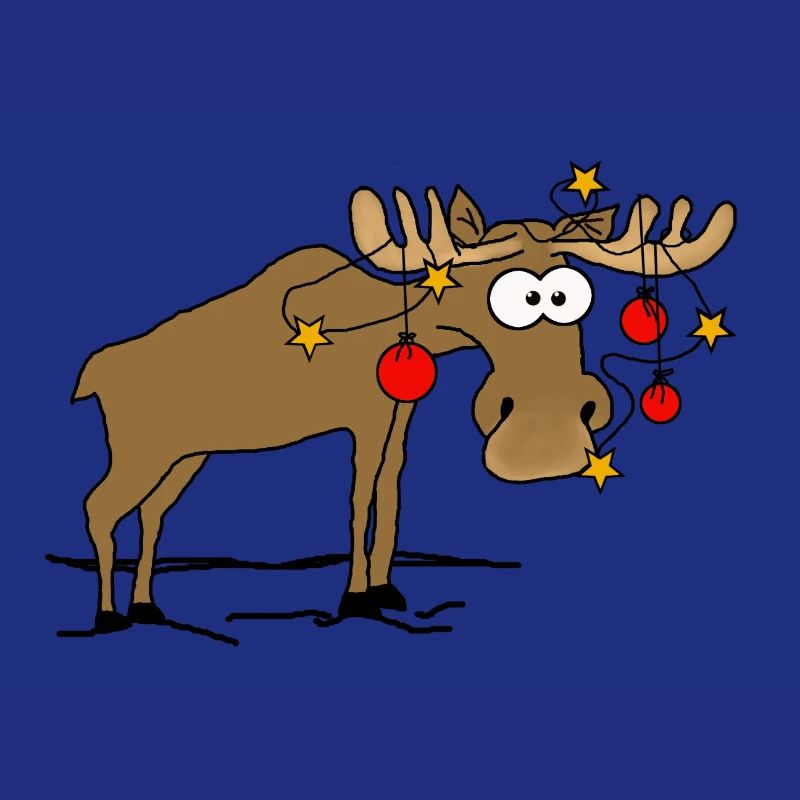 Orignal avec des décorations de Noël