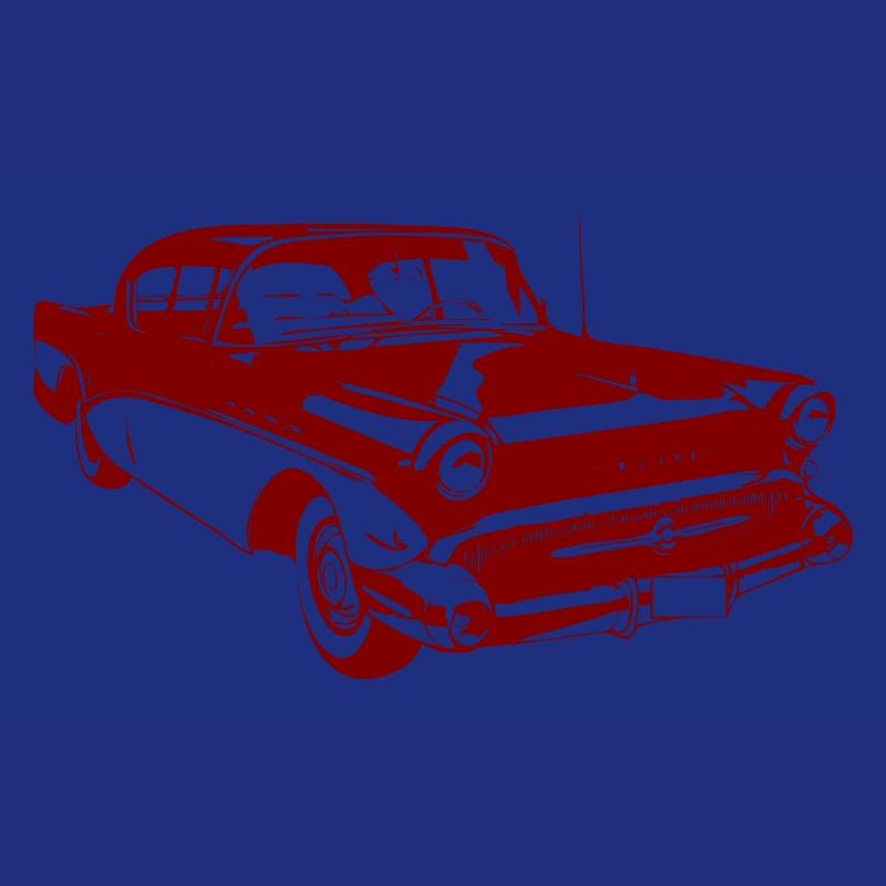 Oldtimer Trader - altes Auto - rot