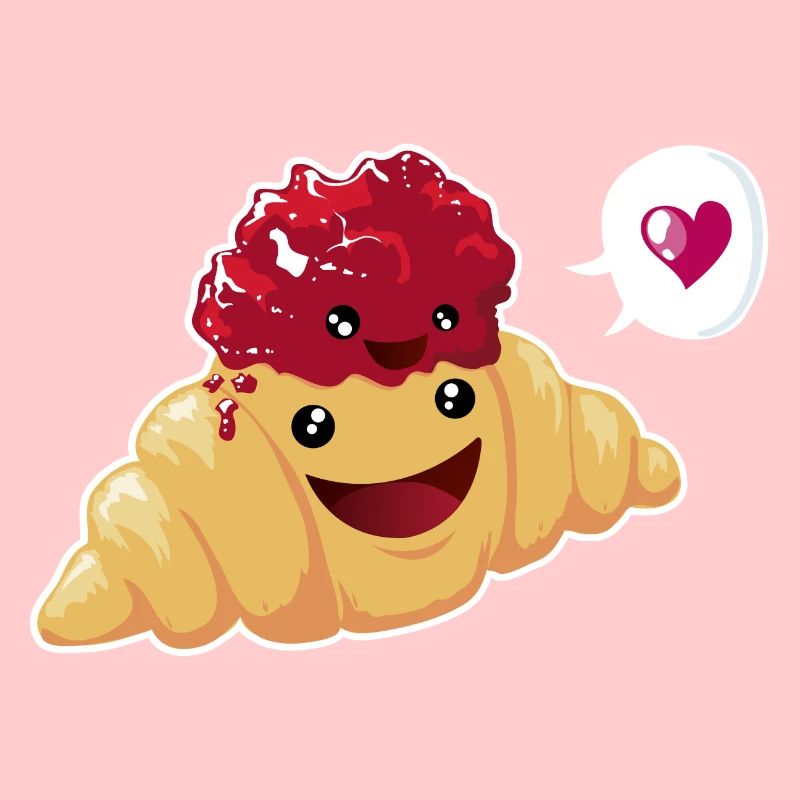 Beste Freunde oder Liebe? Croissant & Marmelade