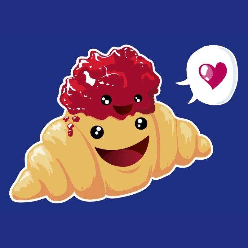 Beste Freunde oder Liebe? Croissant & Marmelade