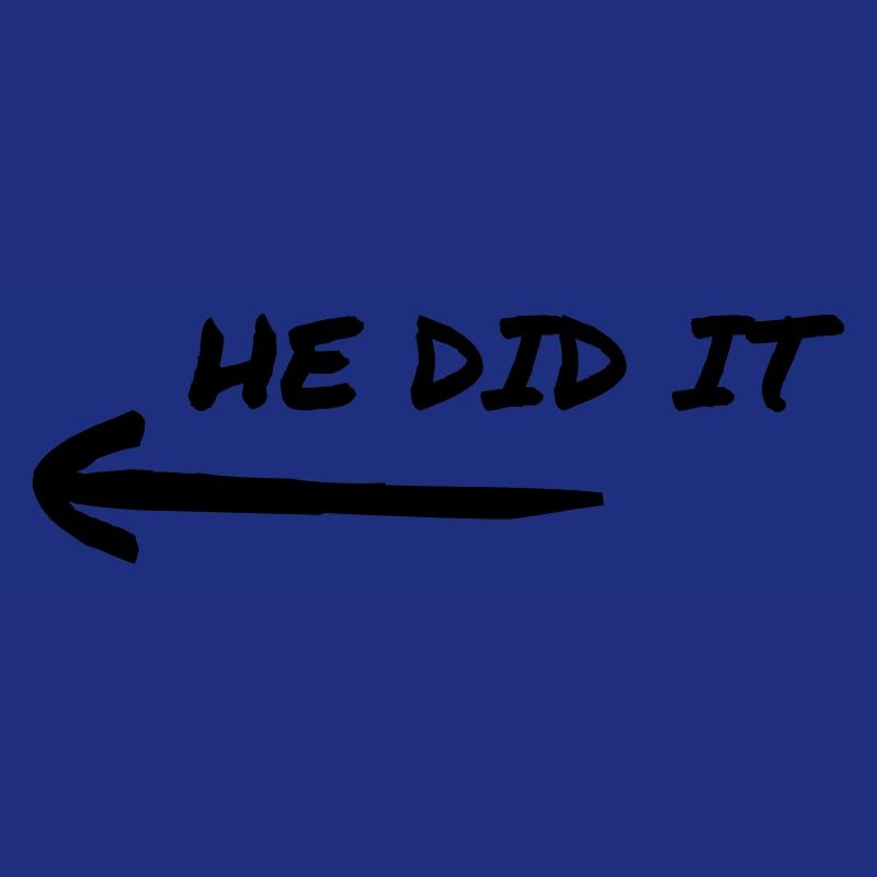 He did it! Er war das.