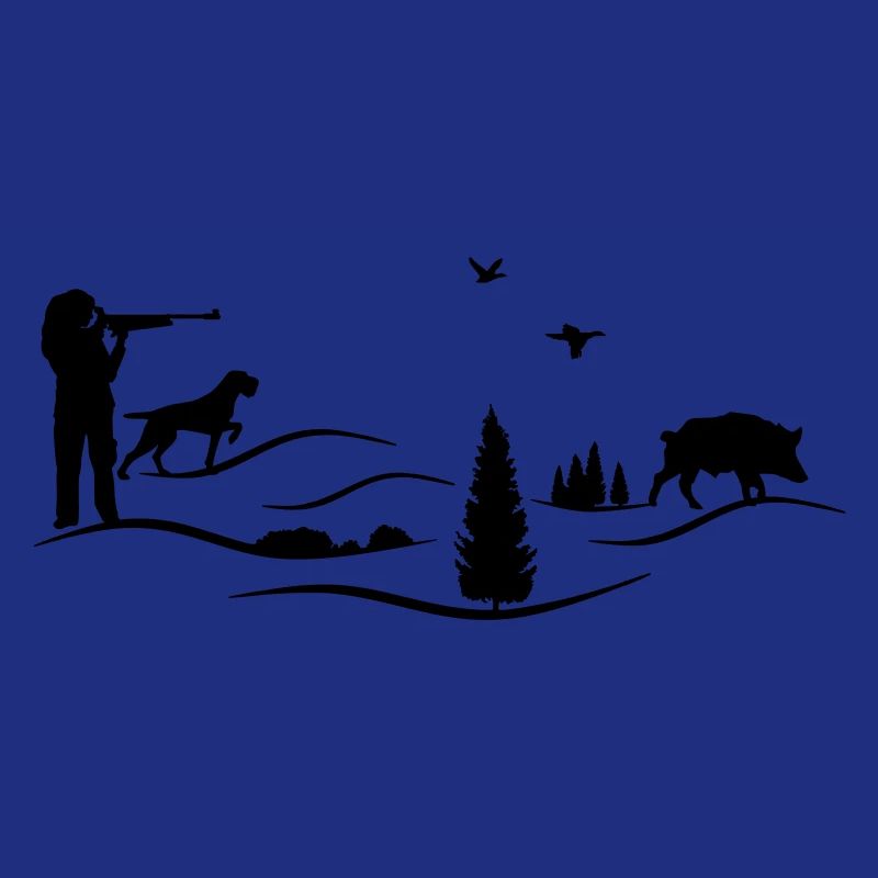 Huntress wirehaired pointer