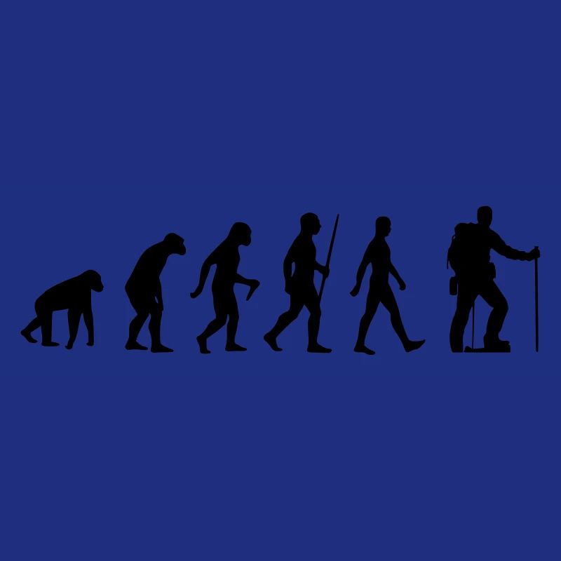Evolution Wandern Bergsteigen Klettern Bergsport