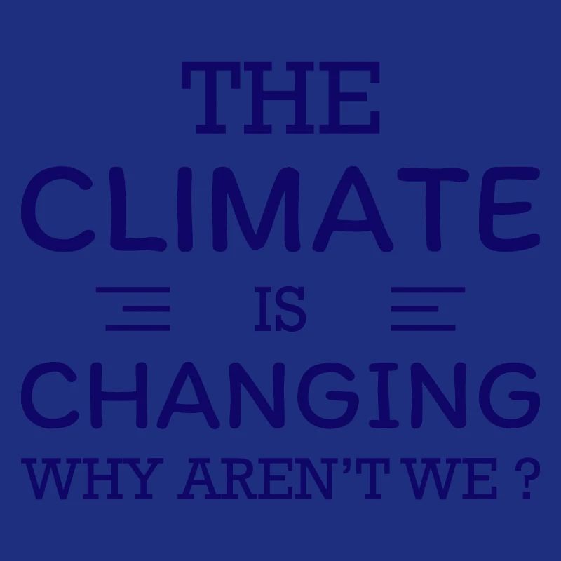 The Climate Is Changing - Why Aren`t We?