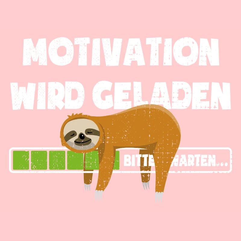 Faultier - Motivation wird geladen - bitte warten