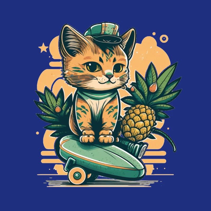 Mignon chat tropical 1