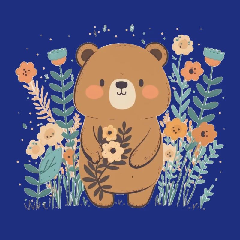 Mignon ours en peluche