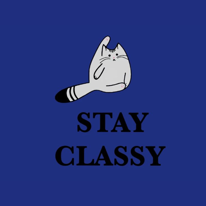 stay classy Katze Geschenkidee Geschenk
