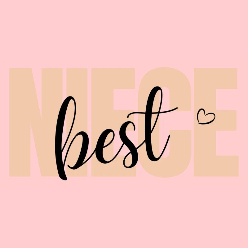 Beste Nichte Design mit Herz Geschenkidee