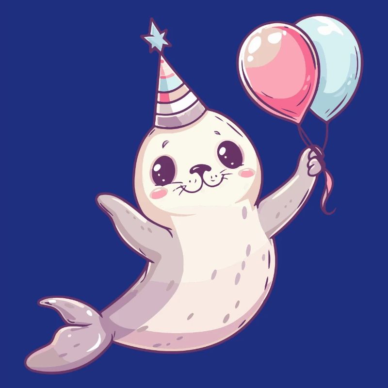 Robbe Tier Geburtstag Comic