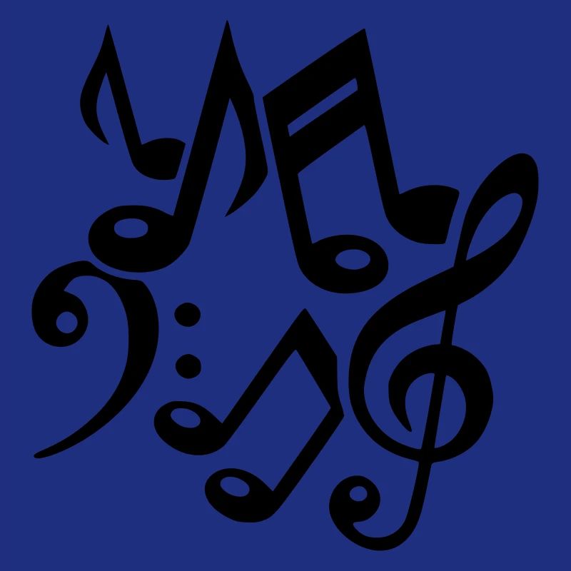 Musical notes notes clef music